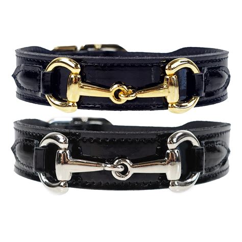 gucci leather dog collars|authentic Gucci dog collar.